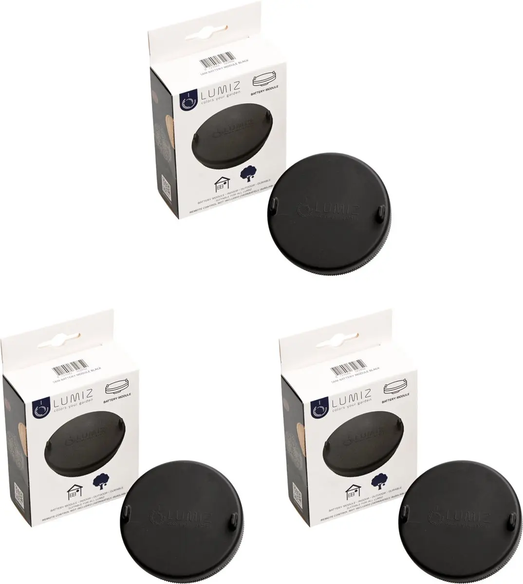 Lumiz Afstandsbediening 4000K - 4 Stuks - Zwart