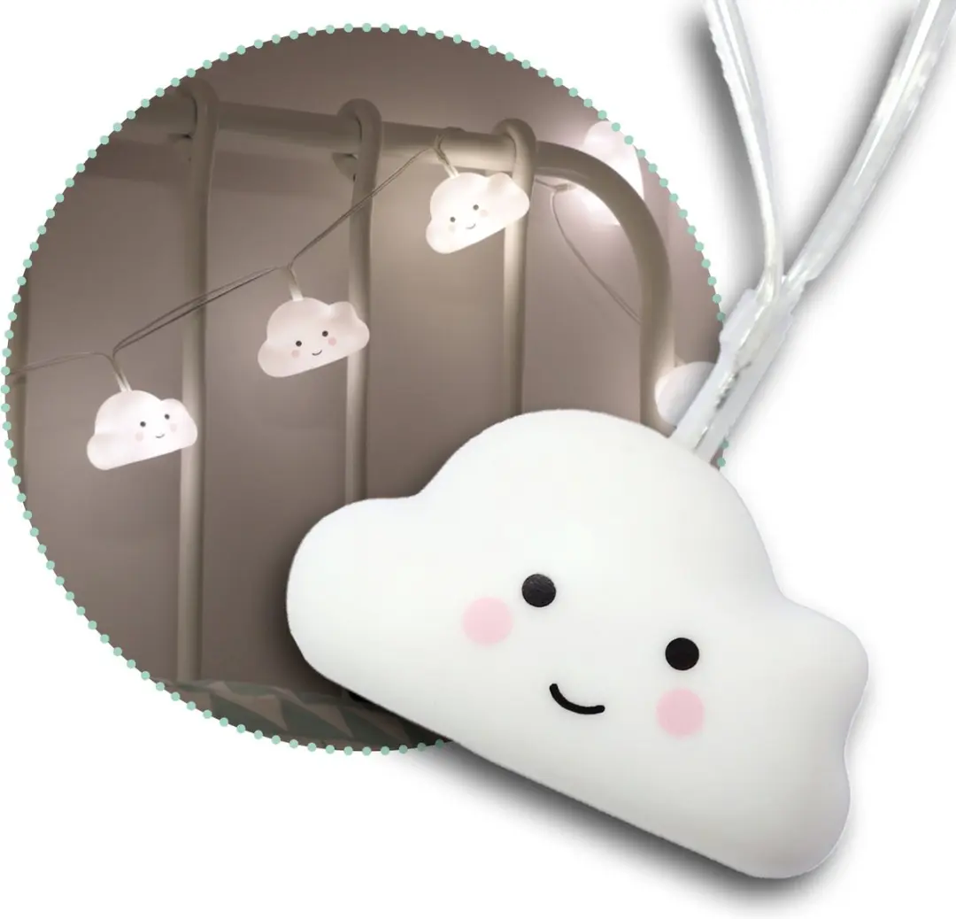 Reer Lumilu Lampenketting - 10 Witte Wolken - Warm Wit Licht - afbeelding 6 van 6
