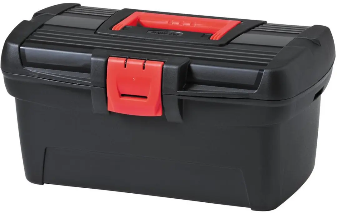 Curver Herobox Gereedschapskist 5314700 - 33x20x16cm - Zwart/Rood