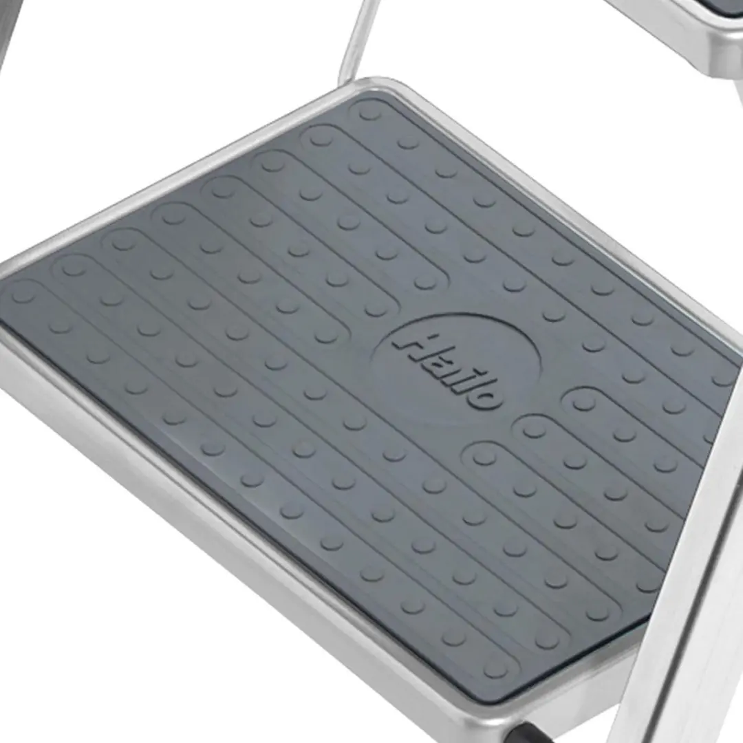 Hailo K60 StandardLine Huishoudtrap 2 treden - Aluminium inklapbaar