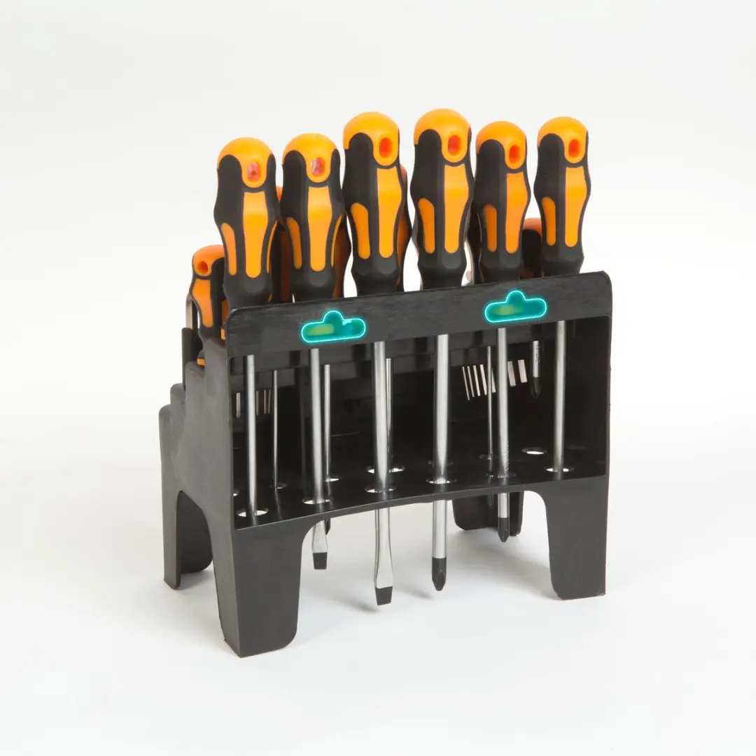 Handy 77-delige Schroevendraaierset 10695 - PH/PZ/Torx/Inbus/Sleuf - Oranje/Zwart