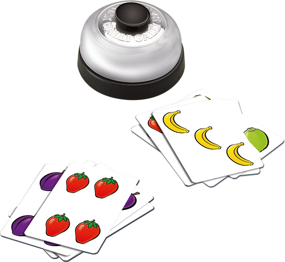 999 Games - Halli Galli - Actiespel - Het spel met de bel - Kinderspel - Gezelschapsspel - Familiespel - Reactiespel - Klein cadeautje