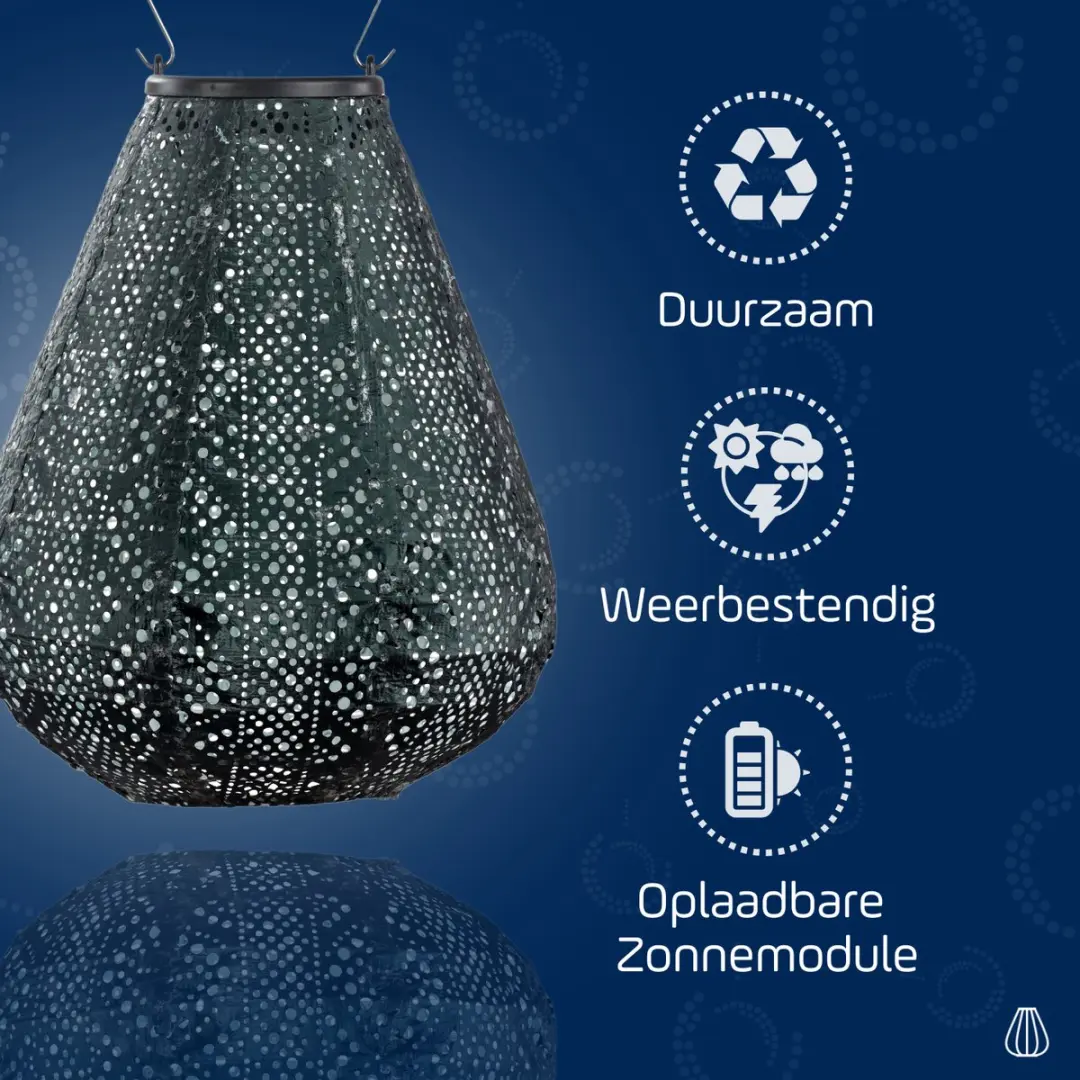 Lumiz Solar Tuinverlichting Lace Tulip - 20cm - Groen