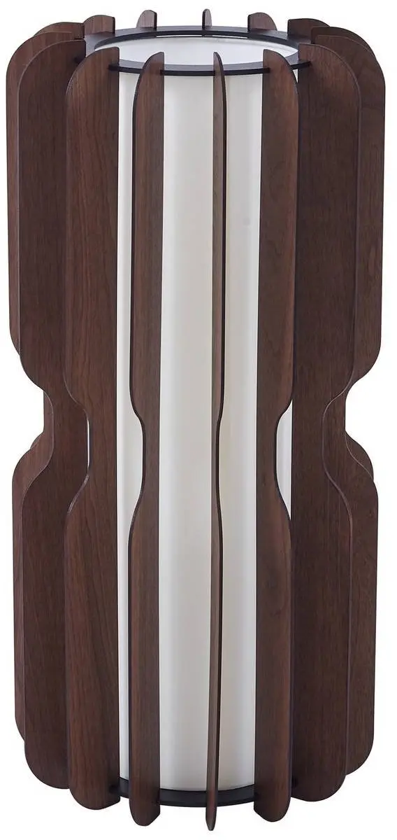 Lucande Vloerlamp Hout Beige - 1 Lichtpunt E27