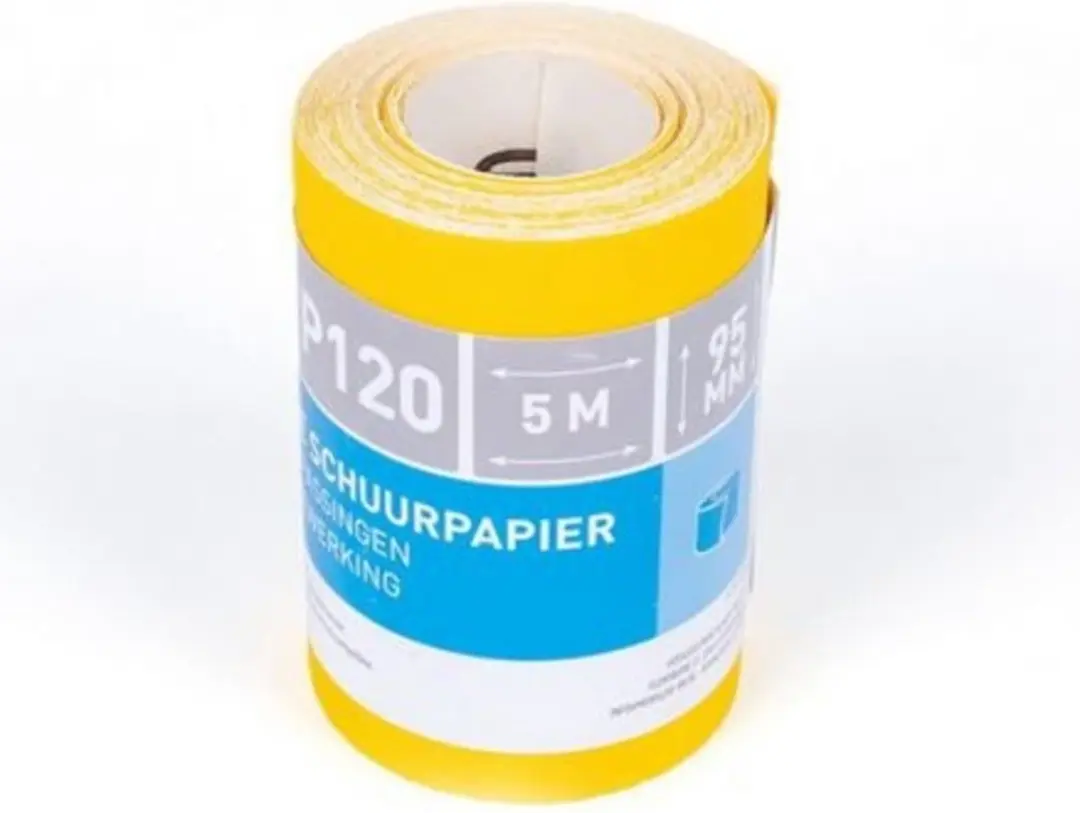 VEBA Schuurpapier Rol 95mm x 5m P120
