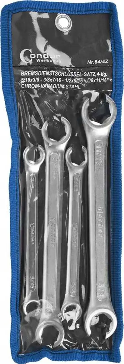 Condor Set Inch Open Ringsleutels 5/16"-11/16"