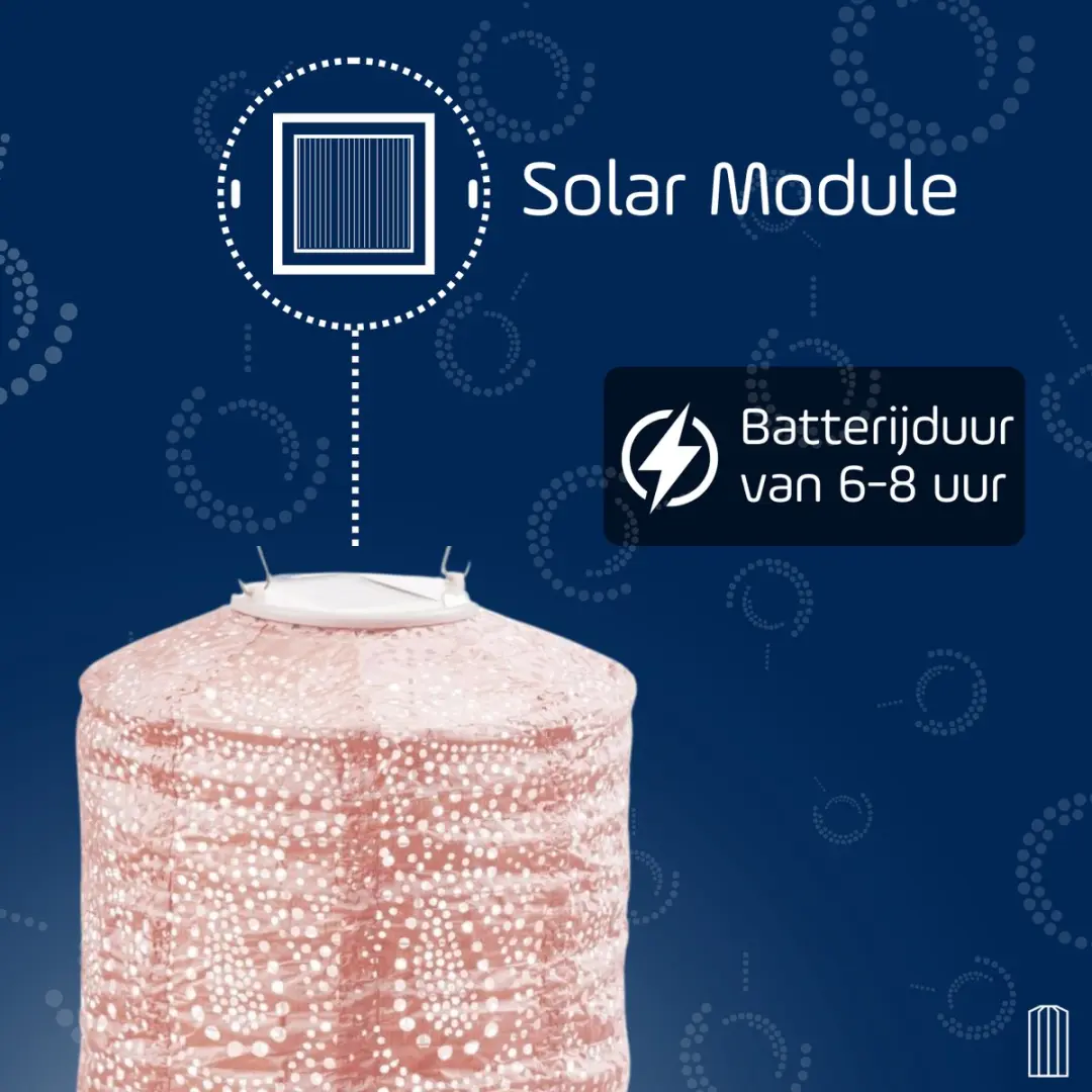 LUMIZ Solar Tuinverlichting Lelie Set - 2 Stuks Roze