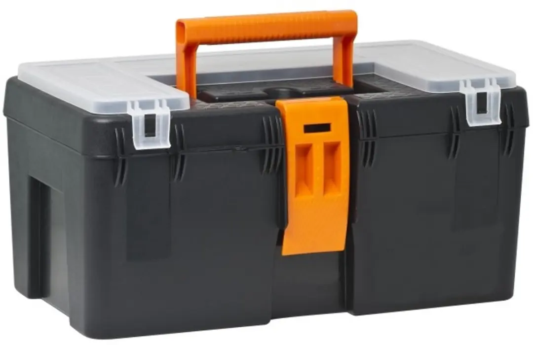 Handy Diepe Gereedschapskoffer 10922 - 400x230x200mm Zwart