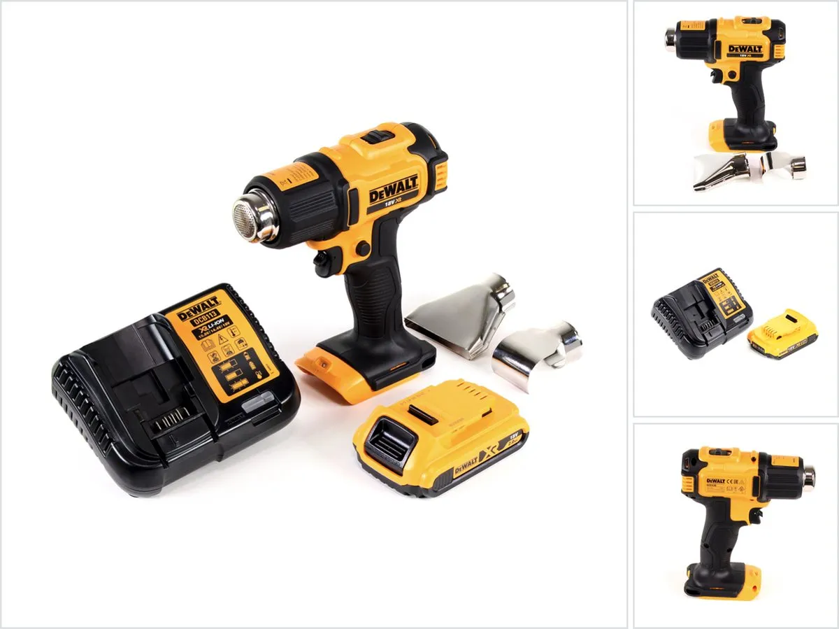 DeWalt DCE530D1 Heetluchtpistool 18V