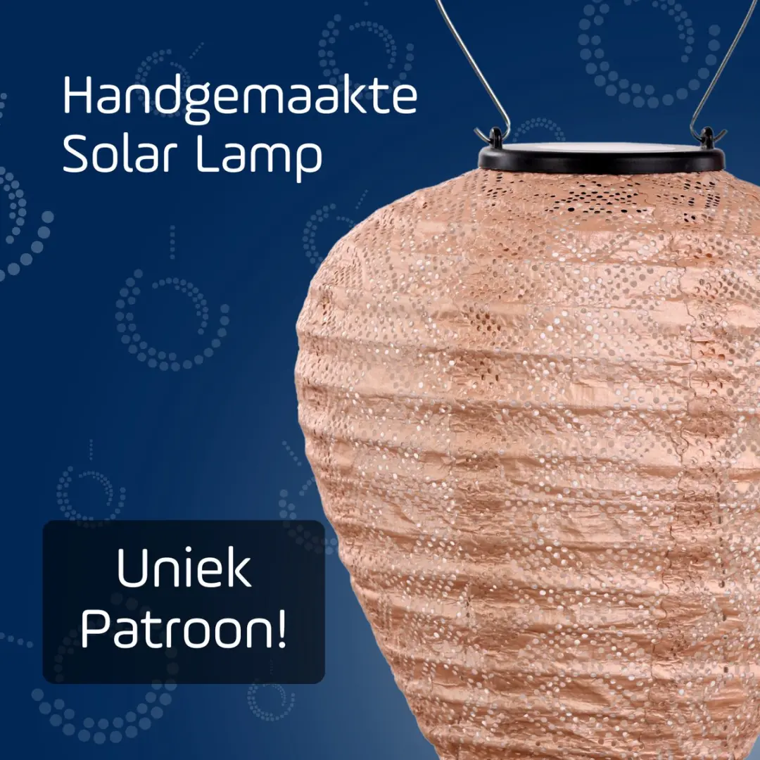 LUMIZ Solar Tuinverlichting Mosaic Balloon 20cm - Roze