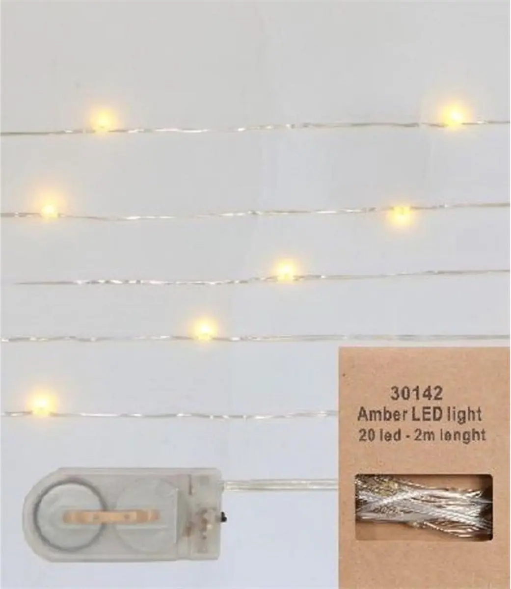 Ideas4seasons LED Lichtslinger 2m - 20 Lampjes Warm Wit