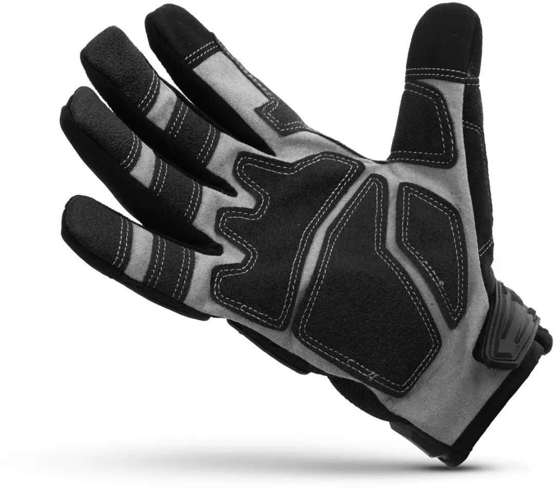 Handy Werkhandschoenen M - PVC Palm - Impactbescherming - Zwart