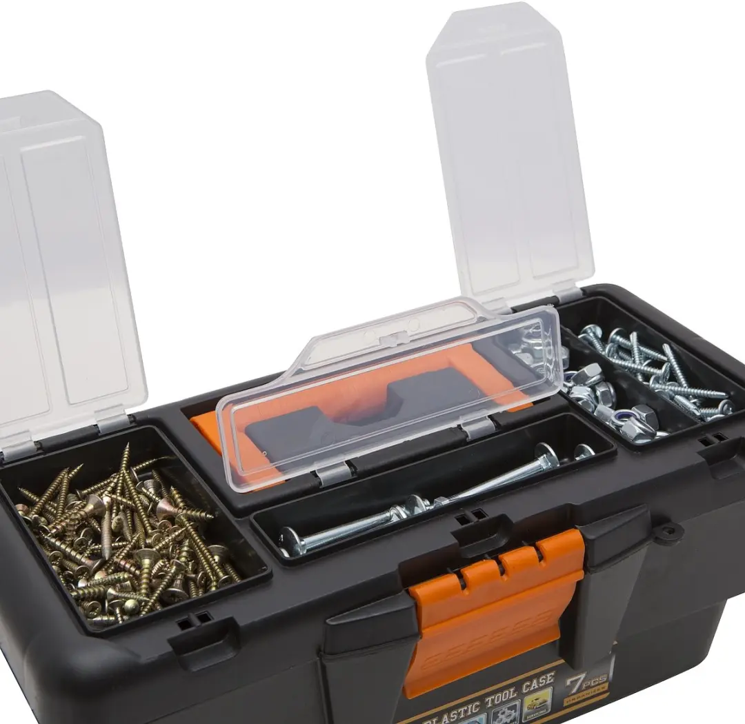 Handy Gereedschapskoffer 10910 - 320x165x130mm - Oranje/Zwart