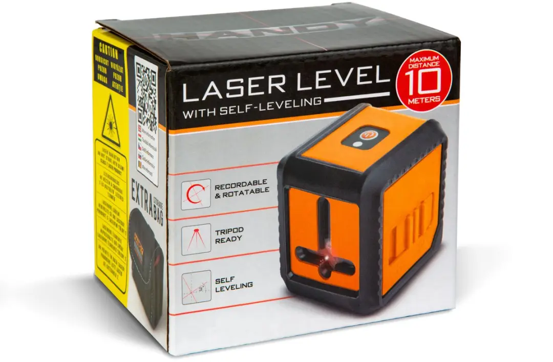 Handy Kruislijnlaser 10057 - 2 Lijnen - Max 10m - Zelfnivellerend