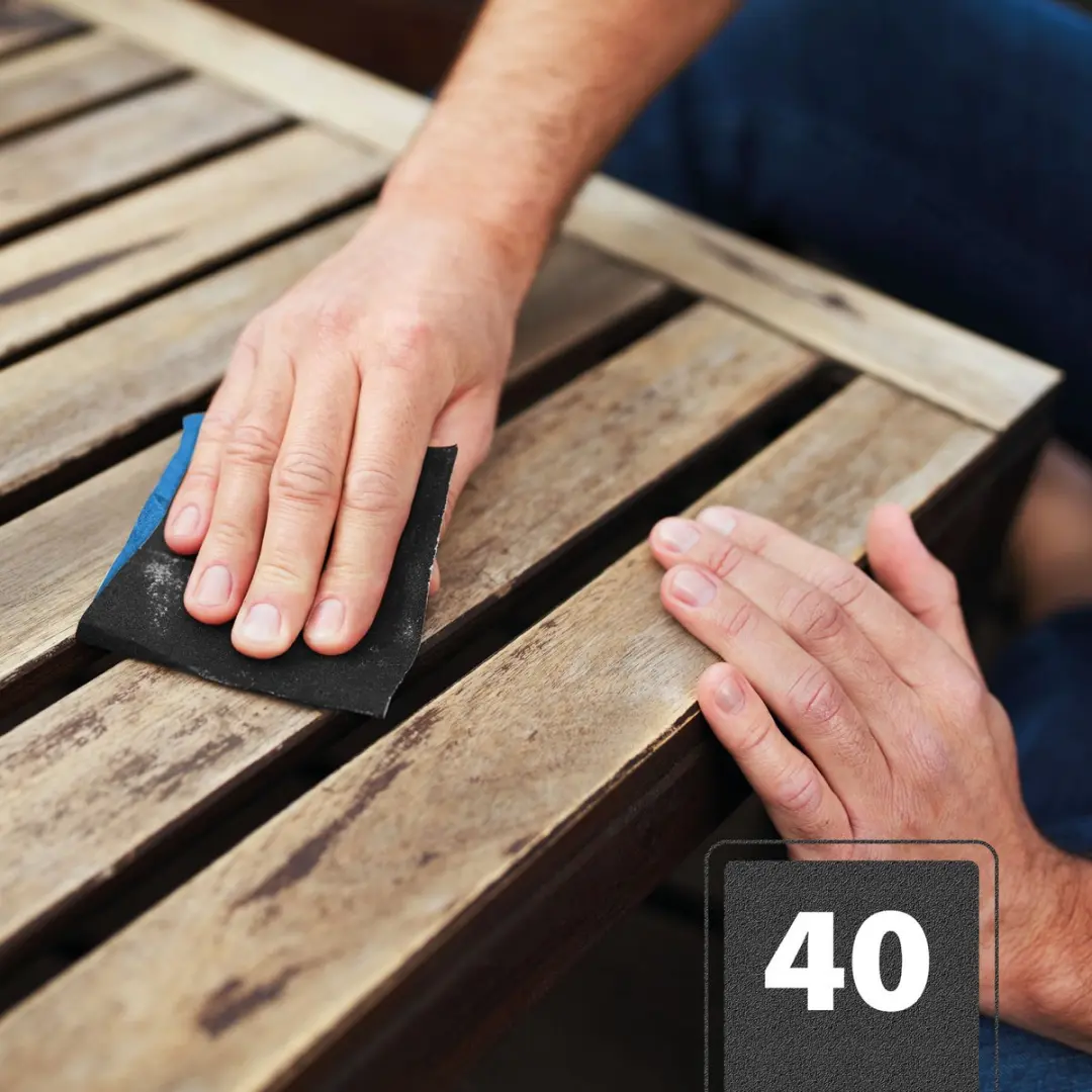 Handy Schuurpapier Korrel 40 - 5 Stuks - 230x280mm - Blauw