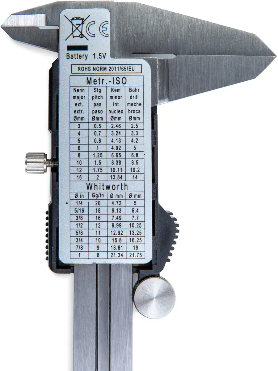 Handy Digitale Schuifmaat 150mm - Zilver