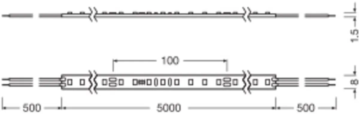 LEDVANCE LED Strip Value 1000 40W 5m - Warm Wit 4000K - afbeelding 2 van 3