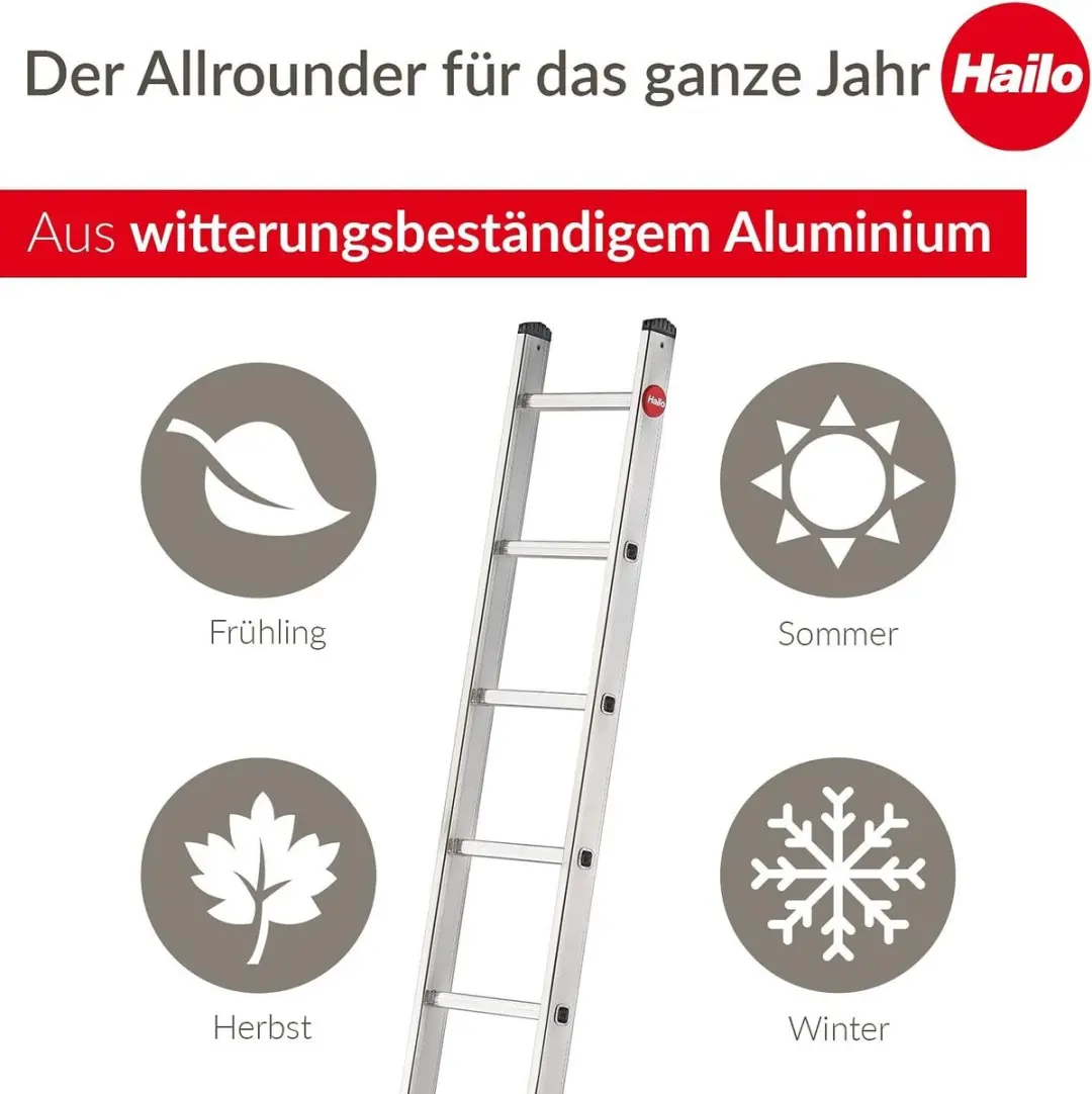 Hailo S60 ProfiStep UNO Aluminium Ladder - 18 Treden - afbeelding 6 van 6
