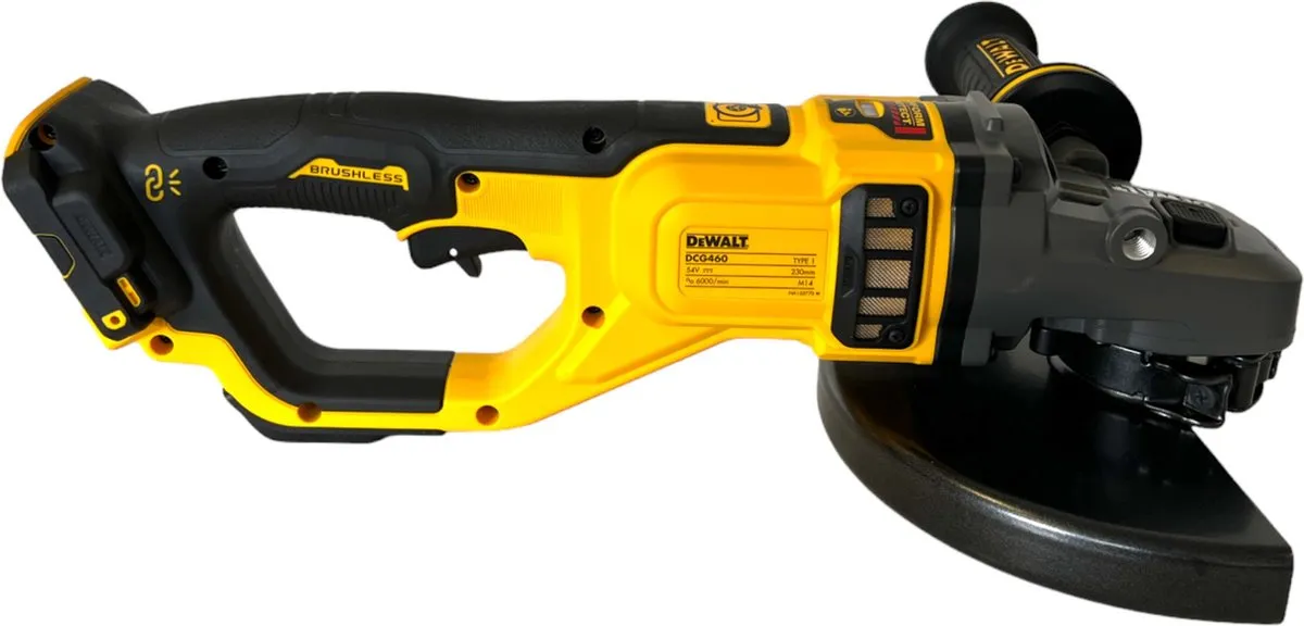 DeWalt DCG460NK Haakse Slijper 230mm 54V XR FlexVolt - in Koffer - afbeelding 6 van 6