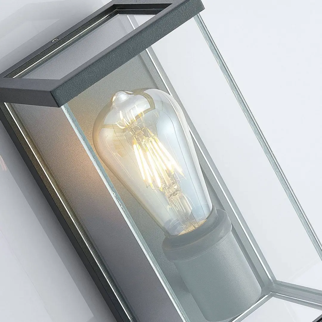 Lindby Wandlamp Buiten 1 Licht - Antraciet