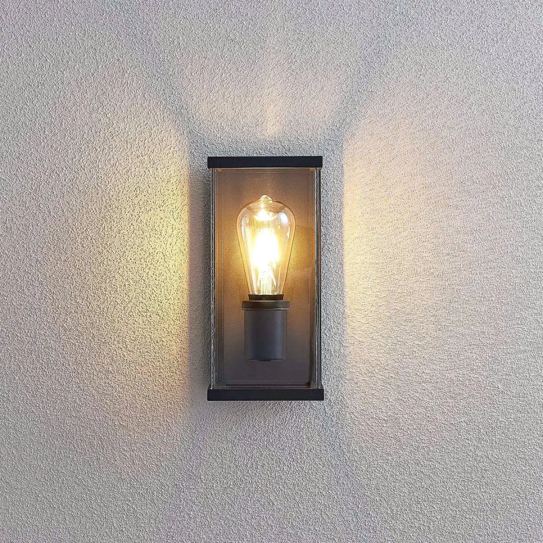 Lindby Wandlamp Buiten 1 Licht - Antraciet