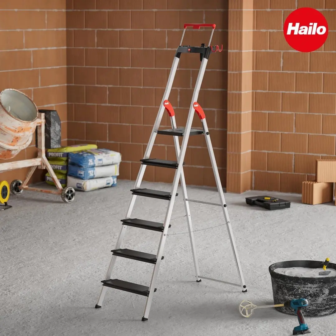 Hailo L100 Trapladder 5 Treden - 150 kg