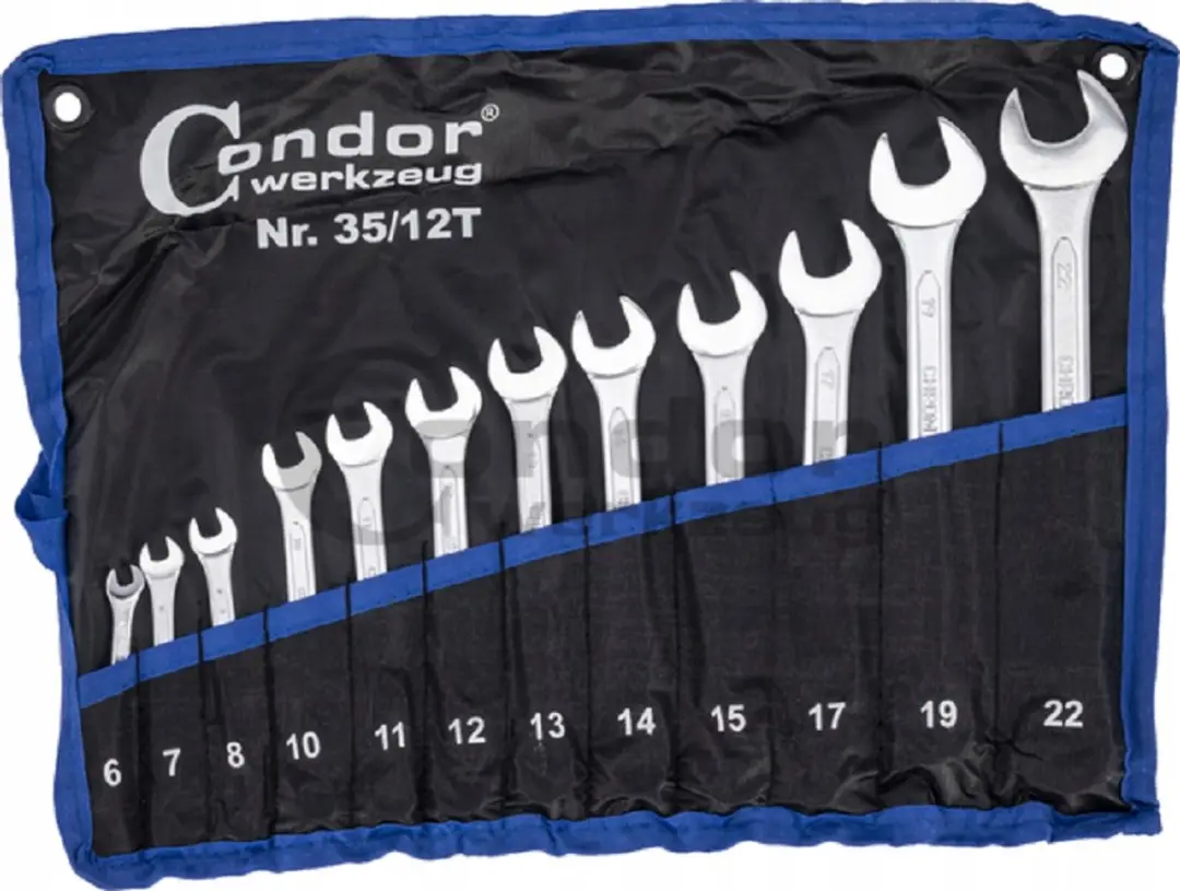Condor Ringsleutelset 35/12T 12-delig 6-22mm