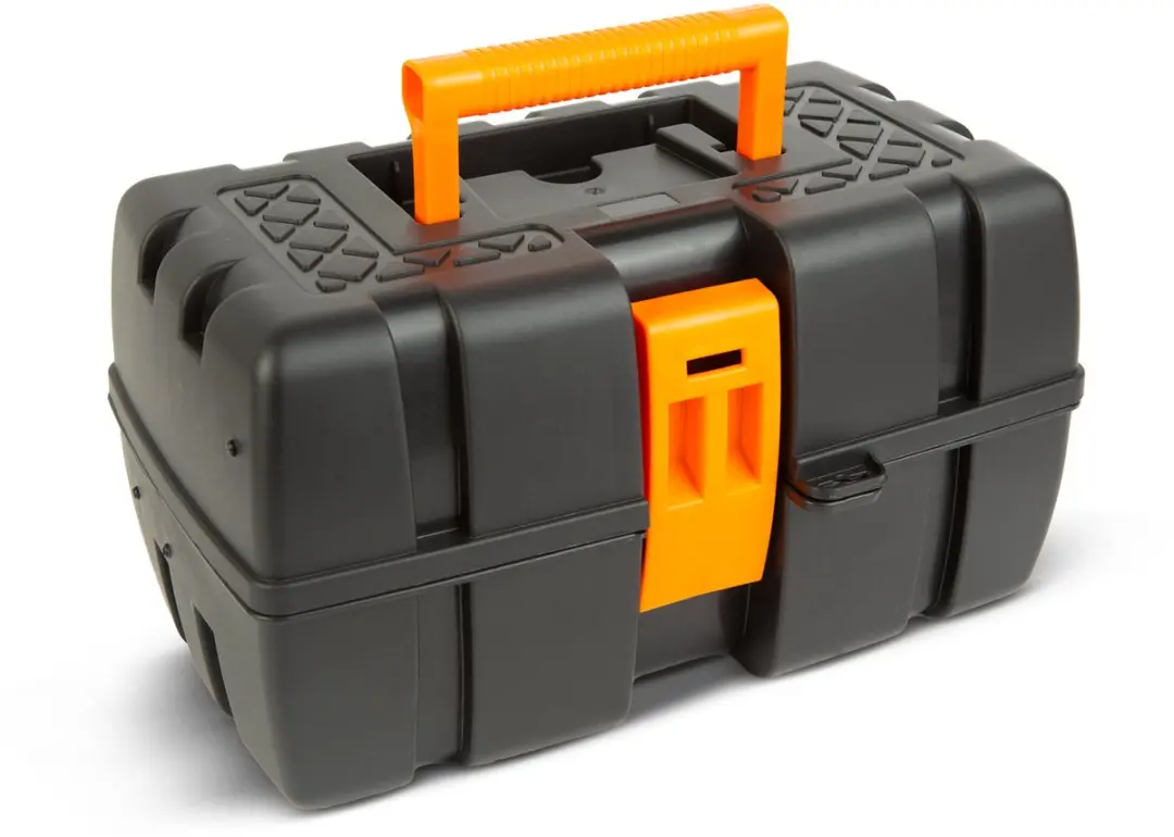 Handy Opvouwbare Gereedschapskoffer 11011B - 37x23x21cm - Zwart/Oranje