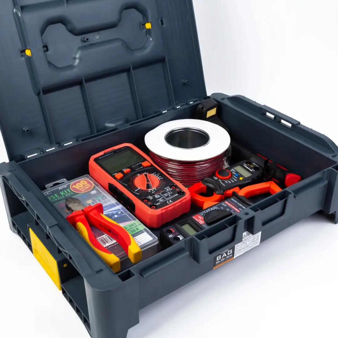 Handy Sorteerbare Gereedschapskoffer 10982A - Grijs/Geel