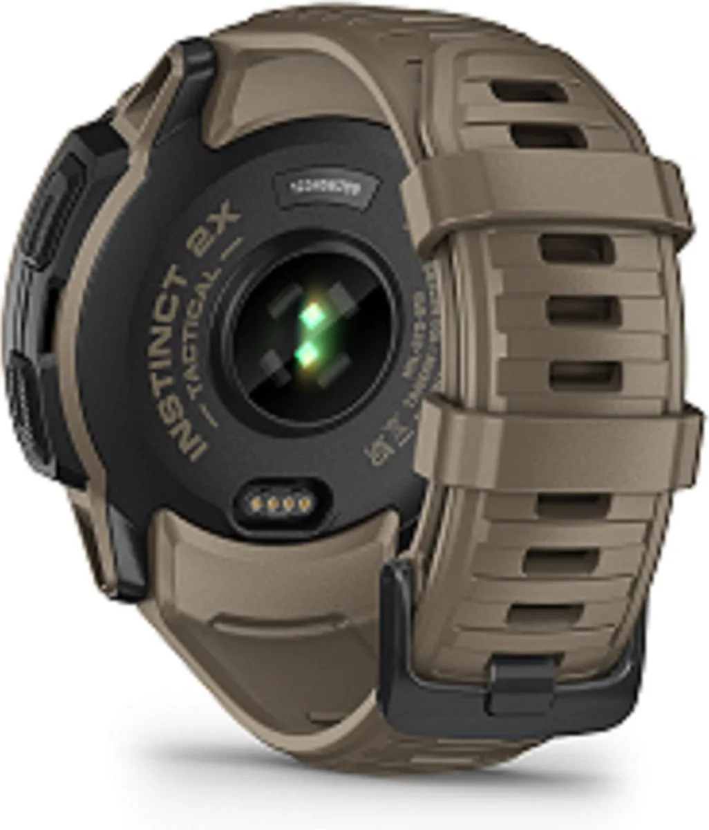 Garmin Instinct 2X Solar Tactical Edition Smartwatch - Coyote Tan - afbeelding 4 van 6