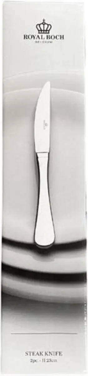 Royal Boch Steakmessen - 2 Stuks - Zilver