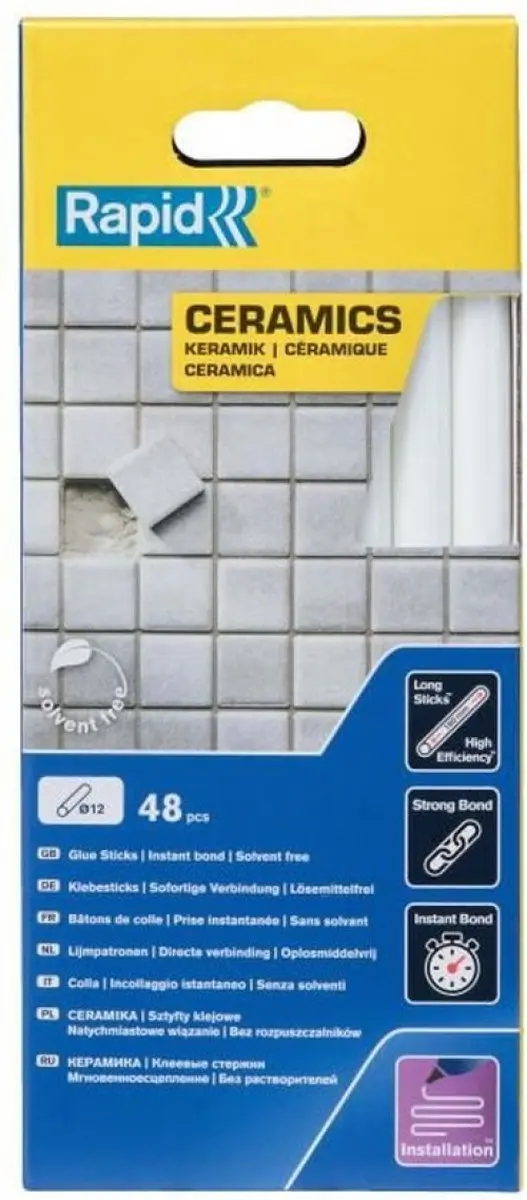 Rapid 12 x 190 mm Lijmsticks Ceramics
