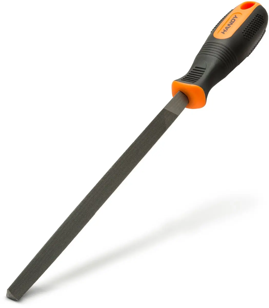 Handy Precisievijl Driehoek Second Cut 10611 - 1 Stuks - Oranje/Zwart