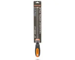 Handy Precisievijl Driehoek Second Cut 10611 - 1 Stuks - Oranje/Zwart