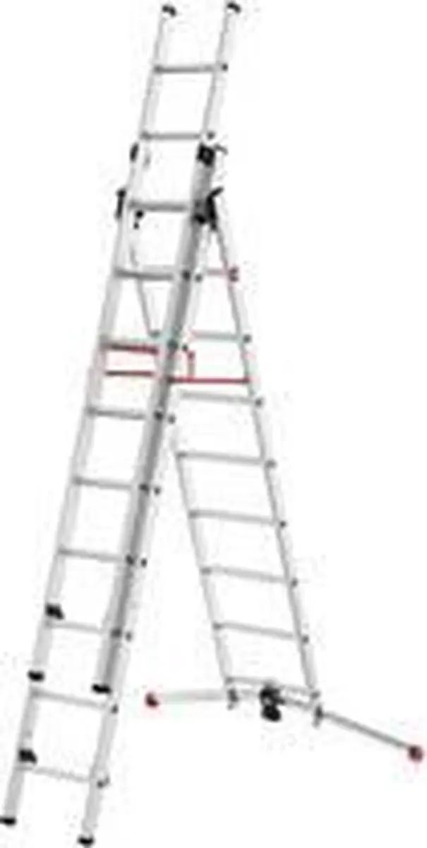 Hailo Alu-Kombileiter ProfiLOT S100 - 17 treden