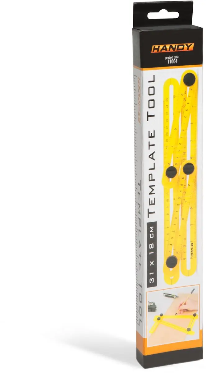 Handy Multi Hoekmeter 11004 - 31x18cm - Geel