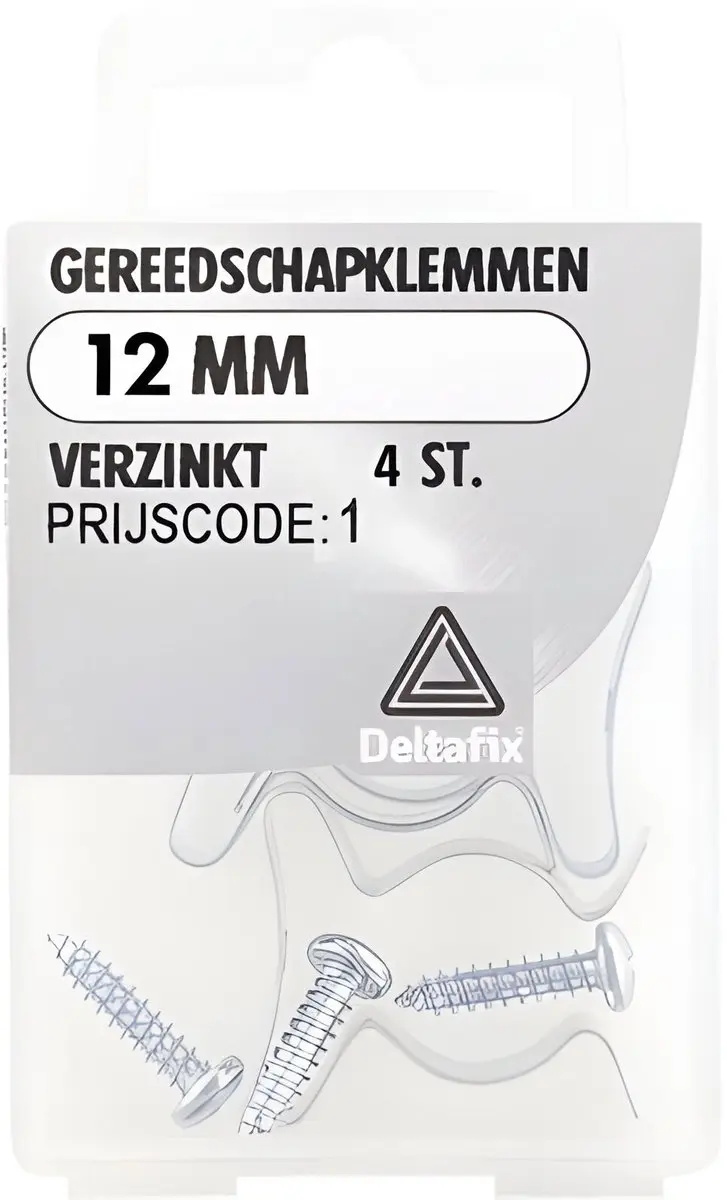 Deltafix Gereedschapklem 12mm - 4 Stuks