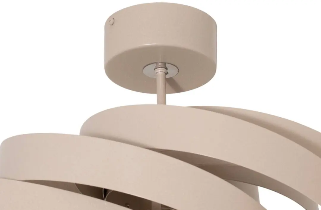 Euluna Plafondlamp Metaal 1 Licht - Ø50cm - Beige