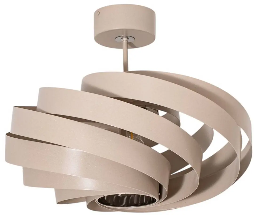 Euluna Plafondlamp Metaal 1 Licht - Ø50cm - Beige