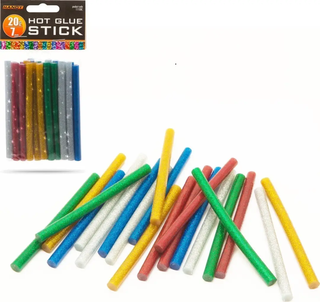 Handy Lijmpistool Vullingen Glitter 7mm