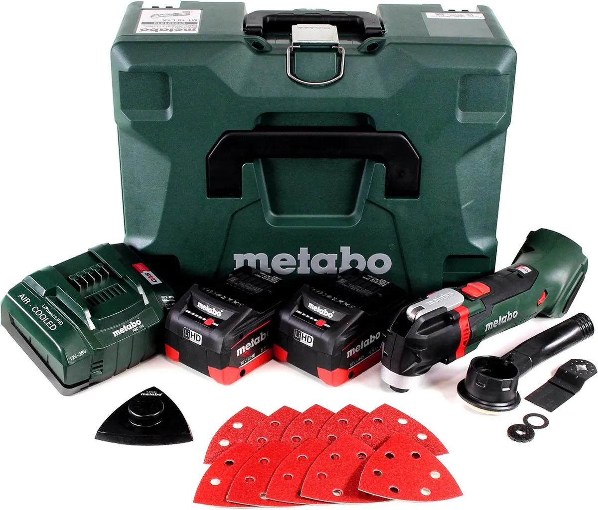 Metabo MT 18 LTX Multitool 18V - 2x 5,5Ah Accu + Lader