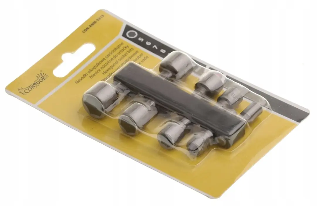 Condor 8-delige Dopset met Organizer - Grijs