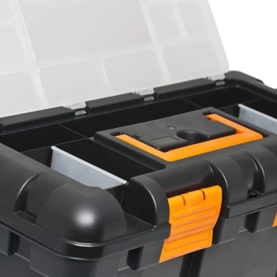 Handy Gereedschapskoffer 10924 - 500x250x240mm - Zwart - afbeelding 6 van 6