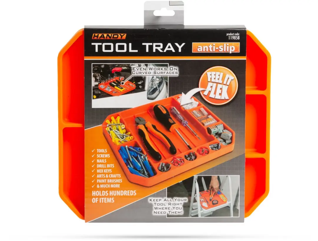 Handy Rubberen Gereedschapstray 11985B - 26x23,5x2,5cm - Oranje