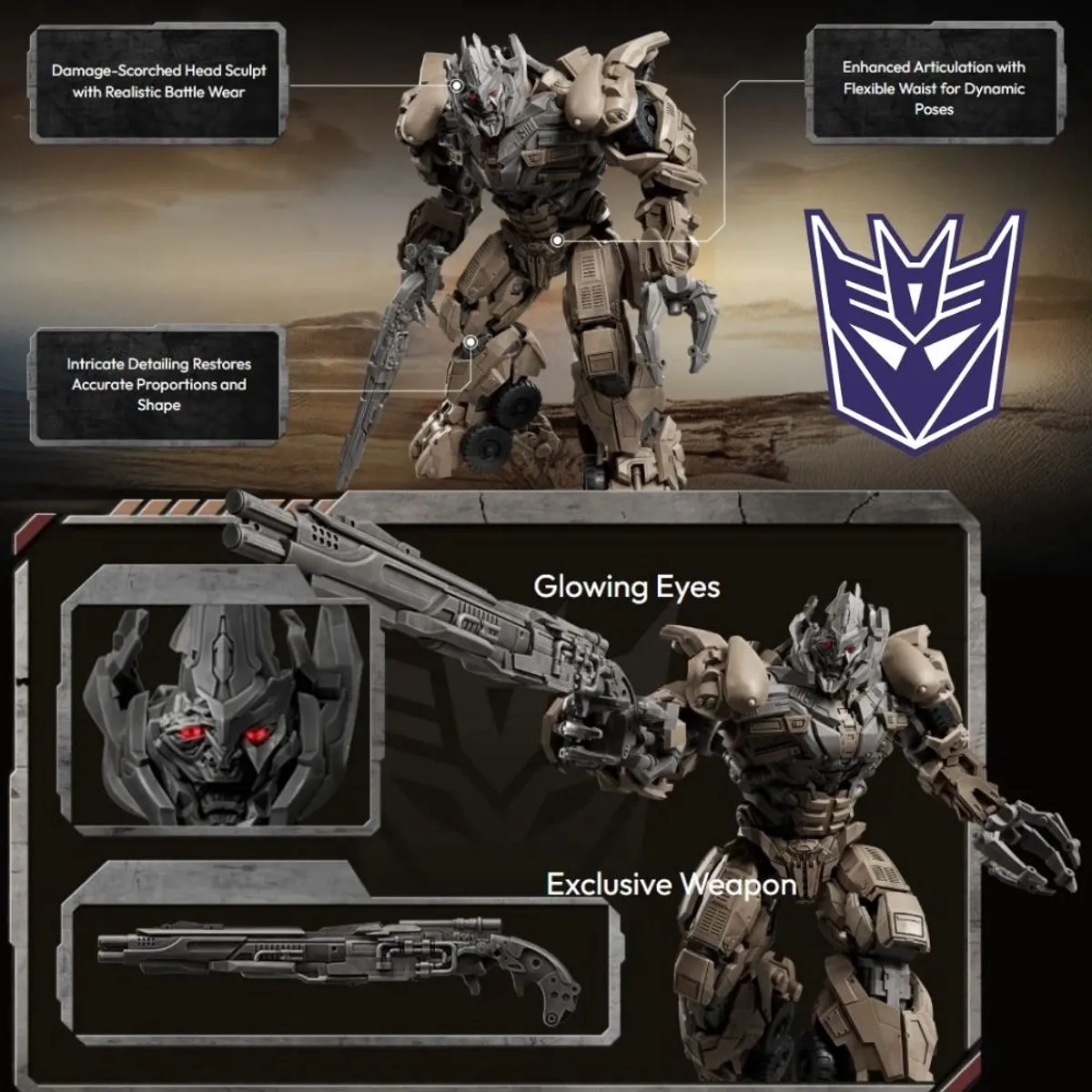 Hasbro Blokees Megatron Classic Class 22 Transformers Modelbouwkit