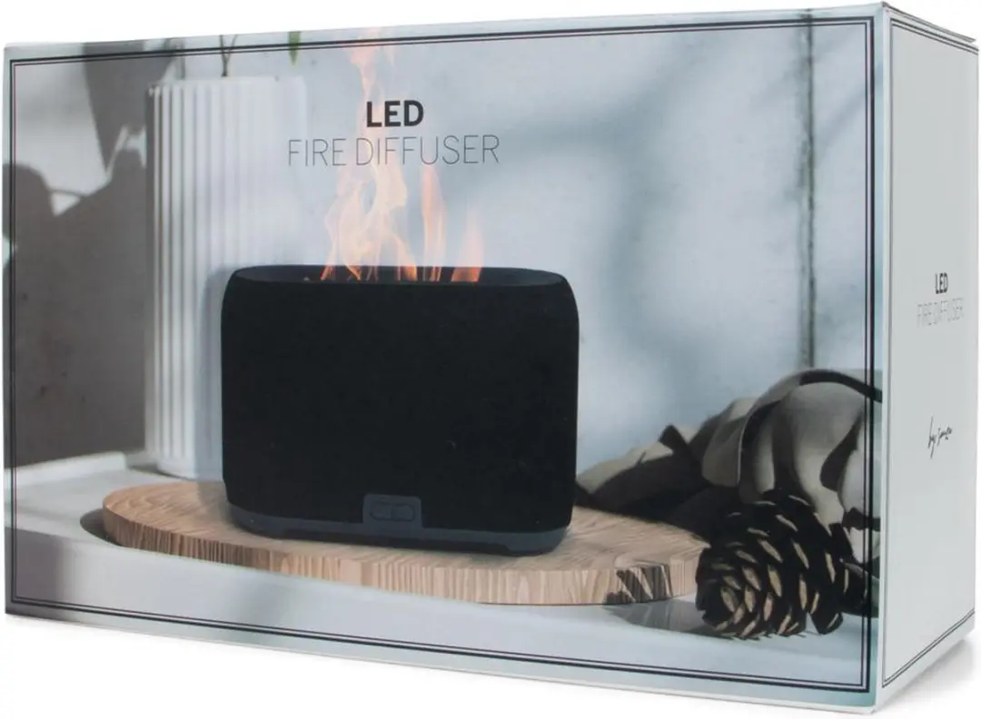SENZA Aroma Diffuser 25021 - LED Vlam - Zwart