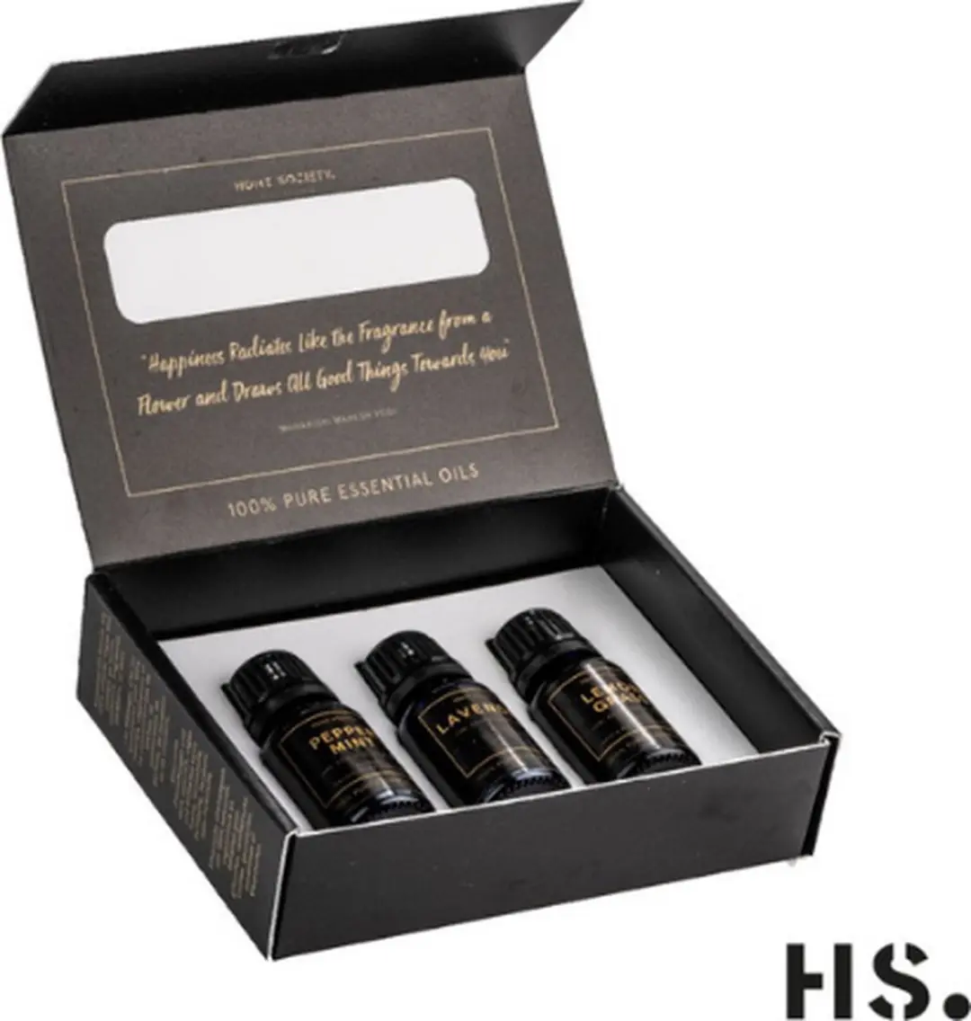 Home Society Essential Oil Pack - 3x10ml Zwart/Goud