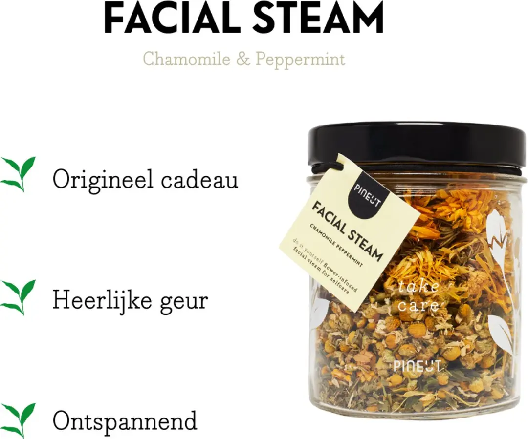 Pineut Facial Steam Kamille & Pepermunt Stoomkruiden