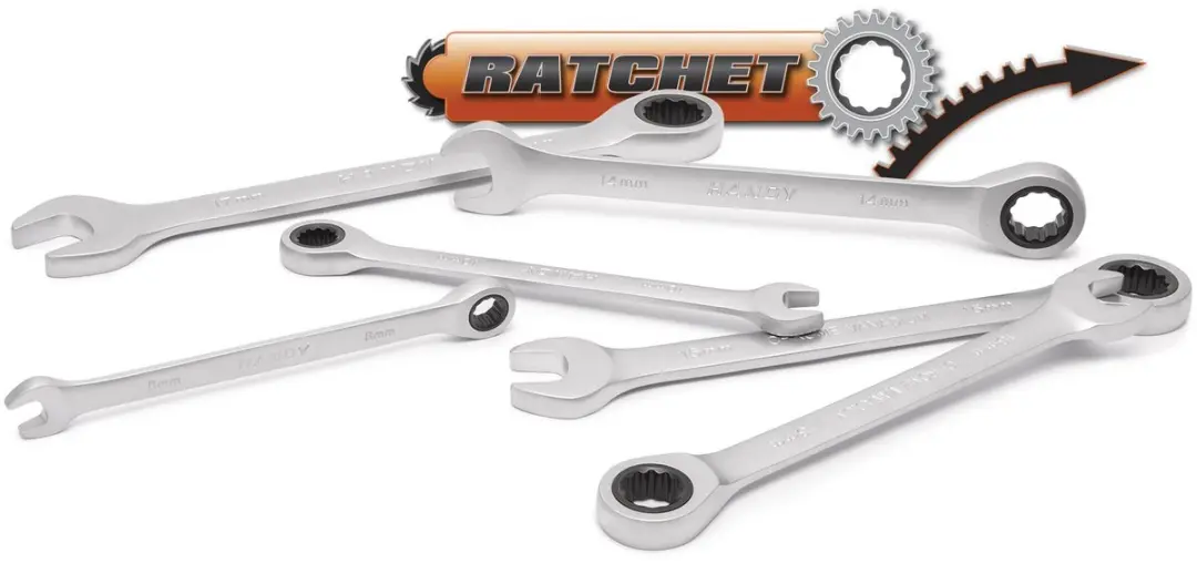 Handy Ratel Steeksleutelset 6-delig Maten 8-17mm