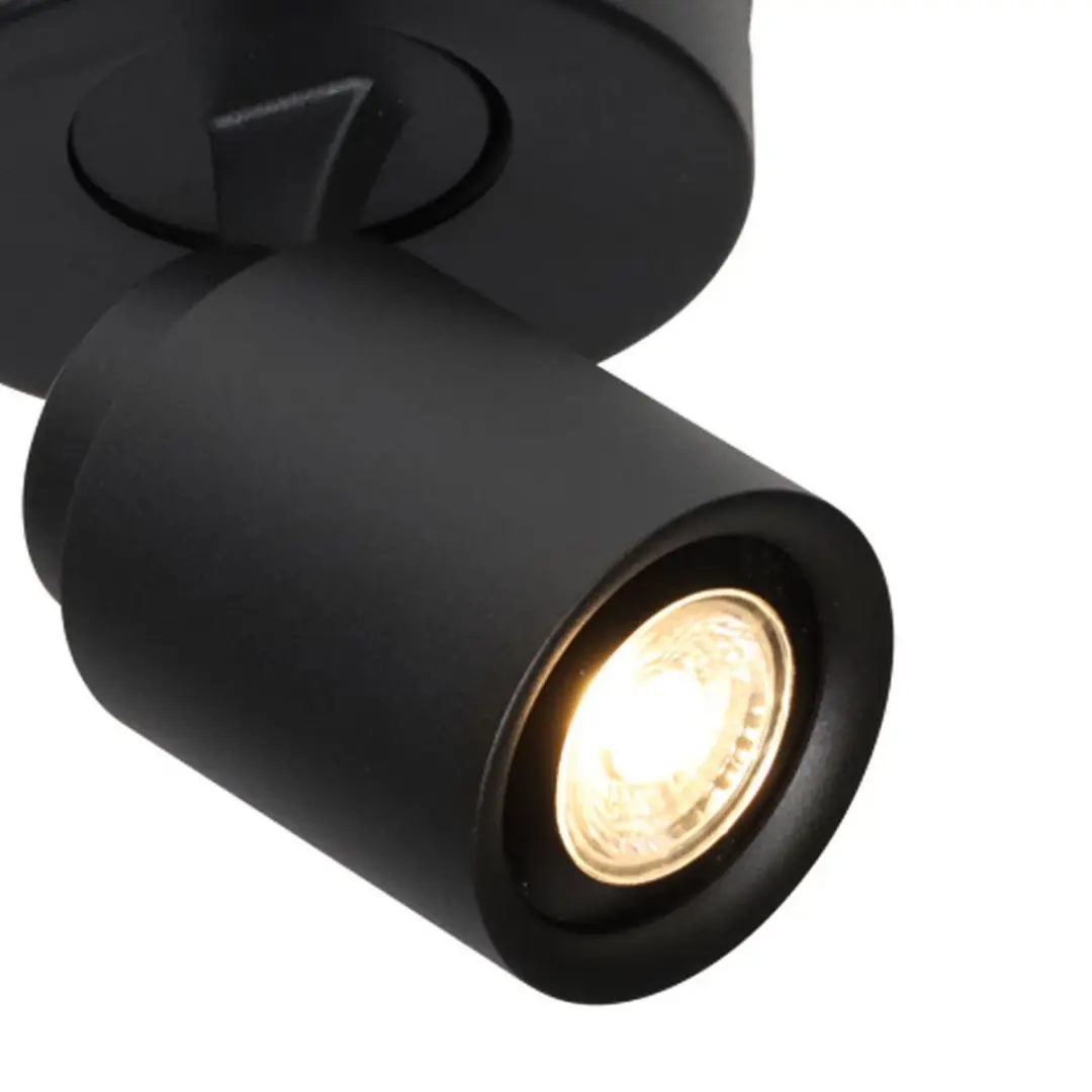 Freelight Razza Opbouwspot 3-punts - Zwart